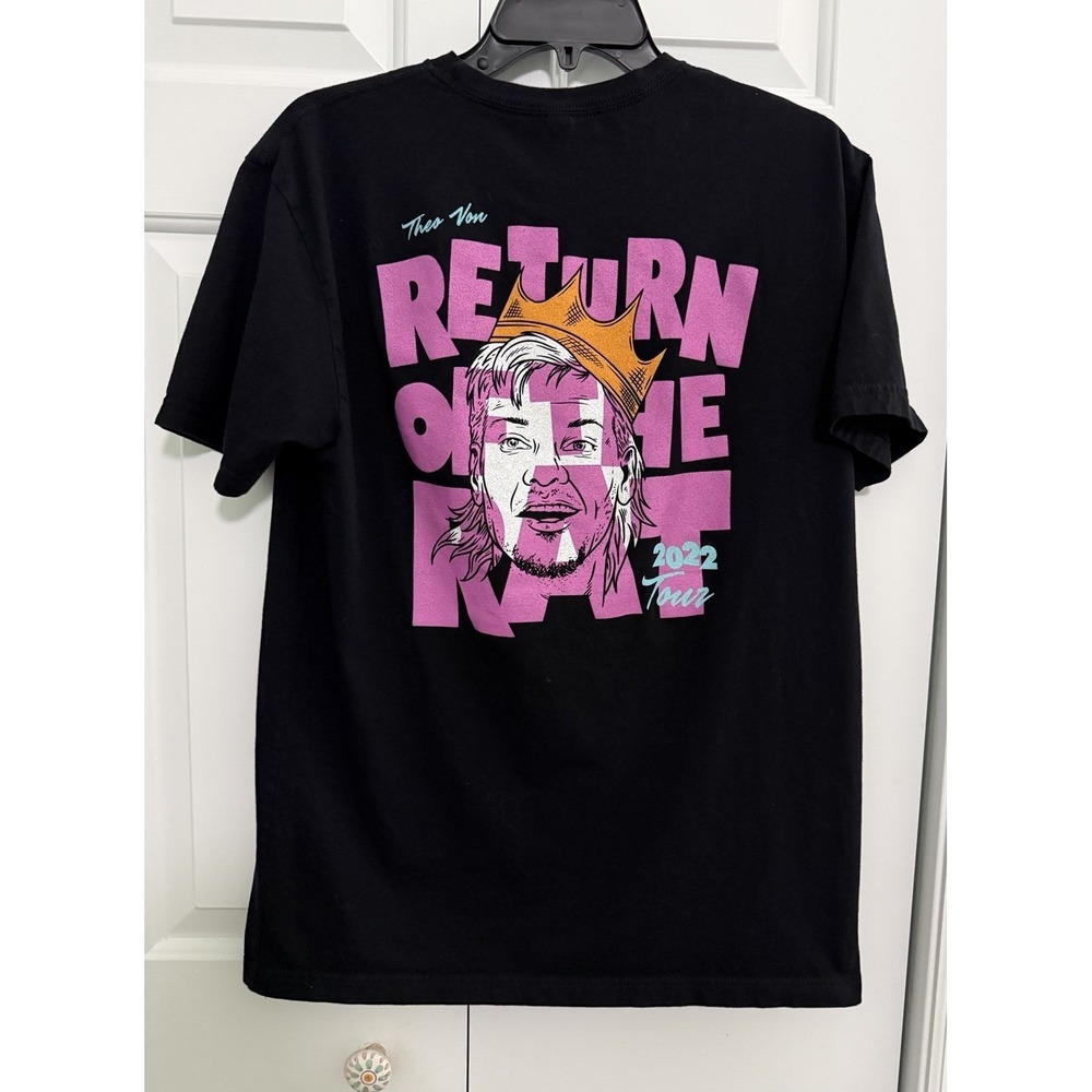 Theo Von Shirt Mens Size Large Return of the Rat The King‎ Comedian Comedy